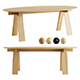 Trave Oval Dining Table by Branca Lisboa - 3DOcean Item for Sale