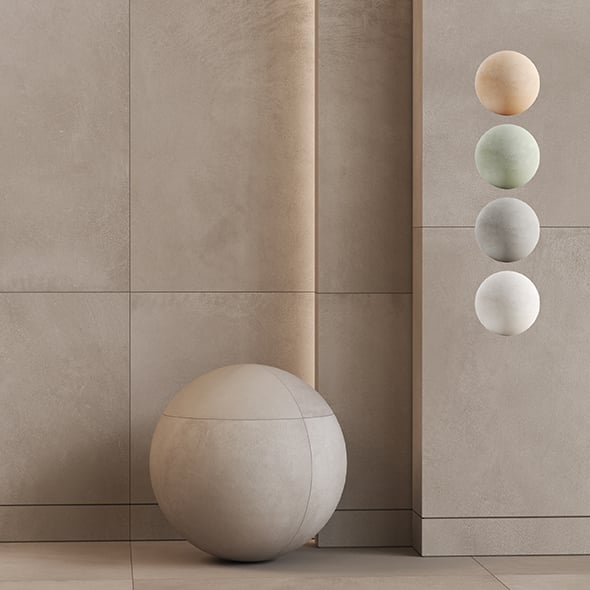 Blend Modern Concrete Floor Tile Collection 120x120 by Revigres