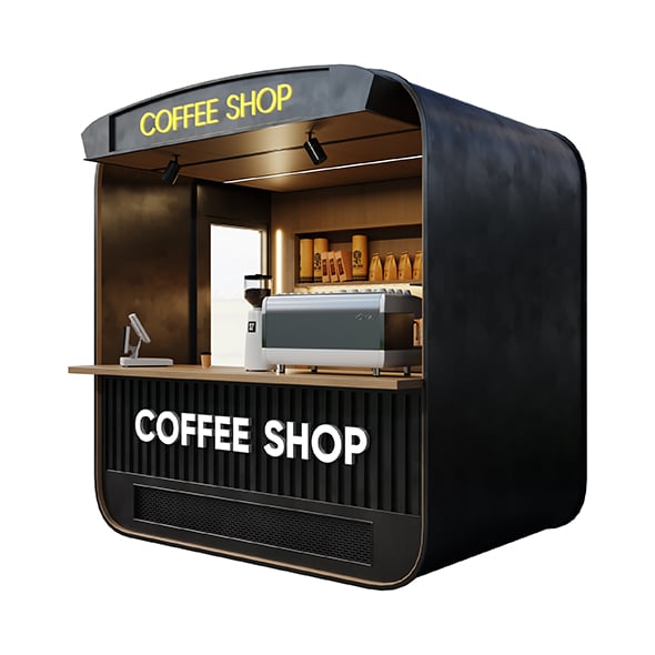 Coffee Shop 01 by Devran3D
