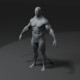 Strong Muscular Male Body Base Mesh Animated and Rigged 3D Model 20k Polygons - 3DOcean Item for Sale
