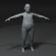 Fat Boy Kid Body Base Mesh Animated and Rigged 3D Model 20k Polygons - 3DOcean Item for Sale