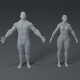 Superhero Muscular Human Male Female Body Base Mesh 3D Model - 3DOcean Item for Sale