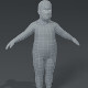 Fat Boy Kid Child Body Base Mesh 3D Model - 3DOcean Item for Sale