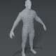 Male Body Base Mesh 3D Model - 3DOcean Item for Sale
