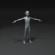 Boy Kid Body Base Mesh Animated and Rigged 3D Model 20k Polygons - 3DOcean Item for Sale