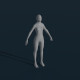 Female Body Base Mesh Animated and Rigged 3D Model 1k Polygons - 3DOcean Item for Sale