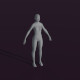 Female Body Base Mesh Animated and Rigged 3D Model - 3DOcean Item for Sale