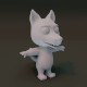 Cartoon Wolf Rigged Base Mesh 3D Model - 3DOcean Item for Sale