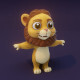 Cartoon Lion 3D Model - 3DOcean Item for Sale