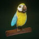 Cartoon Ara Parrot Yellow-Blue 3D Model - 3DOcean Item for Sale