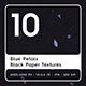 20 Blue Petals Black Paper Textures - 3DOcean Item for Sale