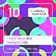 10 Circle Quarters Backgrounds - 3DOcean Item for Sale
