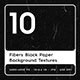10 Fibers Black Paper Texture Backgrounds - 3DOcean Item for Sale
