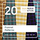 20 Flannel Patterns - 3DOcean Item for Sale