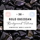 38 Gold Obsidian Background Textures - 3DOcean Item for Sale