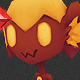 Low Poly Fire Alien - 3DOcean Item for Sale