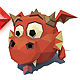 Micro Dragon Fino - Faceted Style - 3DOcean Item for Sale