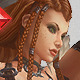 Low Poly Barbarian Girl - 3DOcean Item for Sale