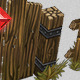 Low Poly Fence Set 03 - 3DOcean Item for Sale