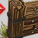 Low Poly Fence Set 02 - 3DOcean Item for Sale
