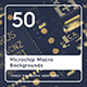50 Microchip Macro Backgrounds - 3DOcean Item for Sale