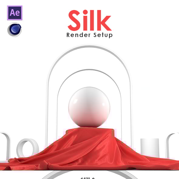 Silk Platform Render Scene for Cinema 4D & Element 3D
