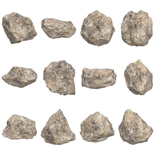 12 Rock Boulder Collection