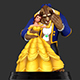 The Beauty and The Beast stl 3d model printing - 3DOcean Item for Sale