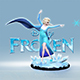 Elsa - Frozen Fan art 3D print model - 3DOcean Item for Sale