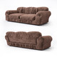 High quality sofa with pleats - 3DOcean Item for Sale