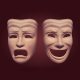 Theater Masks - 3DOcean Item for Sale