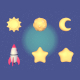 Cartoon Space Pack - 3DOcean Item for Sale
