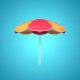 Beach Parasol - 3DOcean Item for Sale