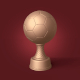 Soccer Trophy - Ready for 3D Printing - 3DOcean Item for Sale