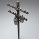 Set electric poles whole and broken - 3DOcean Item for Sale