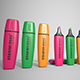 Stationery set PBR - 3DOcean Item for Sale