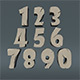Low Poly Numbers - 3DOcean Item for Sale