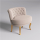 Chesterfield Fabric Berjer 004 - 3DOcean Item for Sale