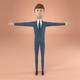 Man in Suit Character - 3DOcean Item for Sale
