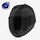 Motorcycle Helmet Carbon - 3DOcean Item for Sale