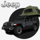 Jeep Wrangler Unlimited Sahara Roof Top Tent - 3DOcean Item for Sale