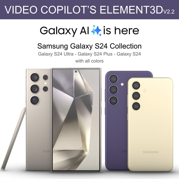 Element3D - Samsung Galaxy S24 Collection