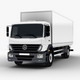 Commercial Truck Mercedes - 3DOcean Item for Sale