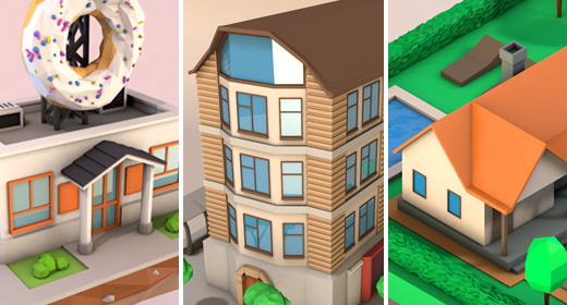 Low Poly Buildings