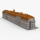 European retro building - 3DOcean Item for Sale