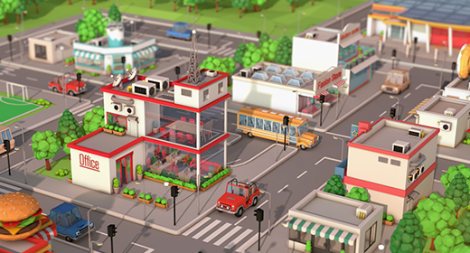 Low Poly City Pack