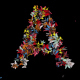 Colored Butterfly Animated Typeface - VideoHive Item for Sale