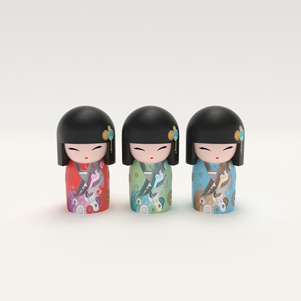 Japanese Wooden Dolls