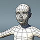 Kid Low Poly Base Mesh - 3DOcean Item for Sale