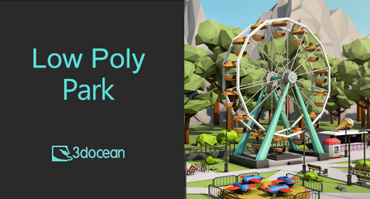 LOW POLY AMUSEMENT PARK